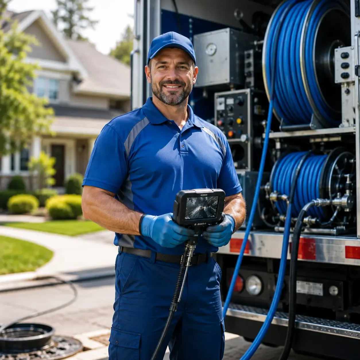 Local outdoor drain cleaning specialists in Martinsburg, OH